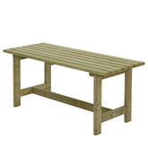 mooie grote tuintafel terrastafel staat goed in elke tuin en gaat lang mee FSC gekeurd hout en recyclebaar leuke sfeer in elke tuin